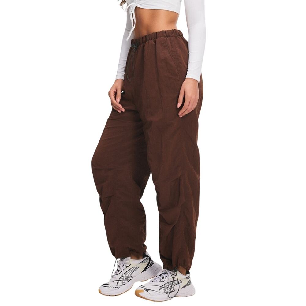 Savage X Fenty City Girl Hike Cedar Brown Wide-Leg Pants Size M